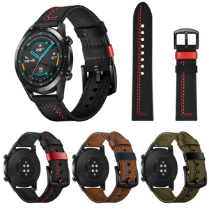 Eraysun Smartwatch Smartwatch cinturino in pelle di ricambio per <span class=keywords><strong>Huawei</strong></span> Watch GT/<span class=keywords><strong>GT2</strong></span> cinturino 22mm 20mm - Product Image 6