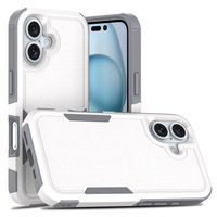 Le plus récent étui d'armure 2 en 1 pour iPhone 16 Pro Max étui antichoc étui de téléphone robuste pour iPhone 16 couverture