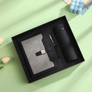 ชุดของขวัญสมุดบันทึกธุรกิจ A5 ปกหนังแบบกำหนดเอง พร้อมปากกาและขวดน้ำ สำหรับโปรโมชั่น - Product Image 5