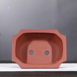 Pot à bonsaï ovale contemporain de petite taille en argile violette, pot à fleurs, pots de jardin en céramique, écologique, durable, pour plantes succulentes, utilisation en <span class=keywords><strong>intérieur</strong></span> - Product Image 3