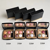 Palette d'ombres à paupières scintillantes 4 couleurs de haute qualité de marque célèbre, origine Chine et GUA