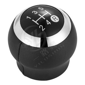 Xinyida Car Gear <b>Knob</b> Leather 5 6 Speed Manual Transmission <b>Shift</b> <b>Knob</b> For Toyota Corolla Vios Levin - Product Image 2