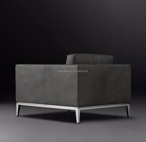 Sillón Sassanid en Oferta, Diseño Italiano Moderno, Sillón de Cuero - Product Image 4