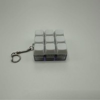 Keyboard Fidget Toy Mechanical Keycap Stress Relief Clicker Everyday Carry Keychain Decompression Toys Stress Relief Keychain