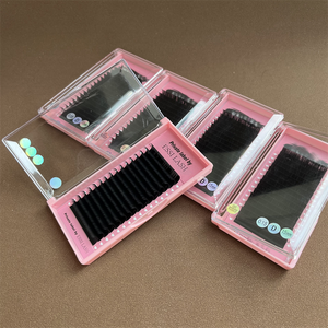 Lagessi − Extensions de cils en soie, plates, Double pointes, en cachemire, meilleure vente - Product Image 3