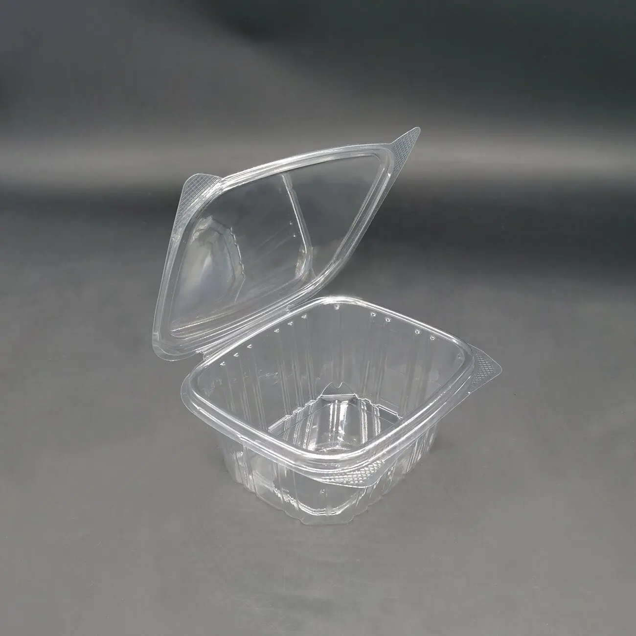 H92079 16oz Fresh Fruit Packaging Take-away Disposable Plastic PET clamshell rectangular Deli container