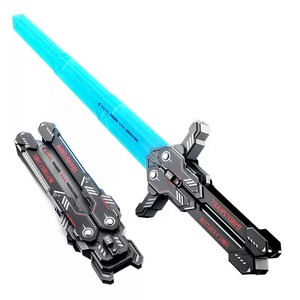 Nouveau jouet épée laser pour enfants YT <span class=keywords><strong>Balisong</strong></span>, couteau papillon pliant lumineux télescopique, cadeau pour garçon - Product Image 1