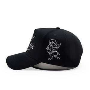 Fabricant ODM OEM Casquettes de baseball en coton de haute qualité à 5 panneaux avec logo brodé personnalisé - Product Image 3