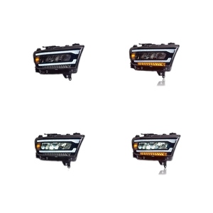 YU GUANG 2019 pour Dodge pour RAM 1500 assemblage <span class=keywords><strong>de</strong></span> phares LED haut nouveau Style 6000k température <span class=keywords><strong>de</strong></span> couleur lampe frontale DRL accessoires <span class=keywords><strong>de</strong></span> voiture - Product Image 3