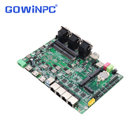 Carte mère ITX fine 200x140mm Intel i3-7100U i5-6200U i7-7500U i7-8550U 4 LAN 3 6 COM DDR4 pour la commande d'automatisation industrielle