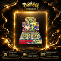 Caja de Sobres Japonesa del Juego de Cartas Pokémon Serie MEGA Esmeralda Tormentosa M6, Caja Sellada 100% Original y Genuina
