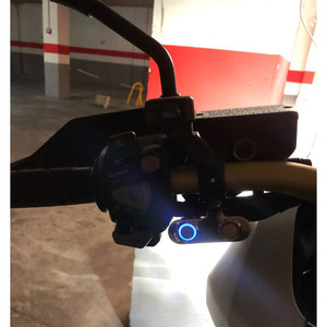 Interruptor de manillar corto para motocicleta Mochi, resistente al agua, modificado para luces y bocina de moto - Product Image 4