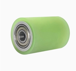 Nouvelle roue à double roulement revêtue de polyuréthane de <span class=keywords><strong>25mm</strong></span> de diamètre extérieur roue en caoutchouc résistant à l'usure pour les industries de l'hôtellerie et de la restauration - Product Image 1