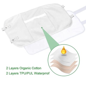 4 Gói Tái Sử Dụng Hữu Cơ Dầu Thầu Dầu Gói Kit Cho Eo Và Cổ Bọc Với Có Thể Điều Chỉnh Dây Đeo Túi Gan Detox Aid Ngủ constipati - Product Image 3