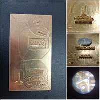 Matrices de gaufrage à chaud pour plaques d'immatriculation métalliques et machine CNC pour braille