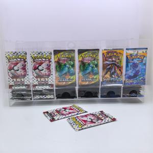 6-slot Booster Pack Acrylic hiển thị trường hợp giao dịch trò chơi Pokemon TCG thẻ plexiglass Booster Pack hộp phân phối - Product Image 2