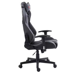 <span class=keywords><strong>Chaise</strong></span> de jeu de course confortable en gros, cuir synthétique gris moderne, siège d'ordinateur Silla <span class=keywords><strong>Gamer</strong></span>, <span class=keywords><strong>coussin</strong></span> confortable neuf et pas cher - Product Image 3