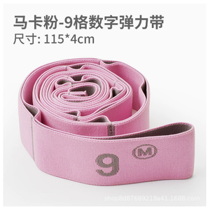 Bandas Elásticas Deportivas Flexibles de TPE Jacquard con 9 Lazos de Alta Elasticidad para Yoga - Product Image 3