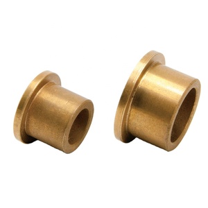 ตนเองหล่อลื่นกราไฟท์เผารูพรุนบรอนซ์ Flanged บูชแบริ่ง - Product Image 1