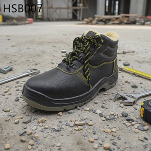 Bottes de sécurité d'extérieur en cuir imprimé brun-rouge LXG, Iron Foundry <span class=keywords><strong>Barton</strong></span>, réduisant les accidents de chute, chaussures de randonnée avec embout en acier HSS006 - Product Image 6