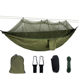 Hamac de camping en nylon léger camouflage pour camping en plein air randonnée