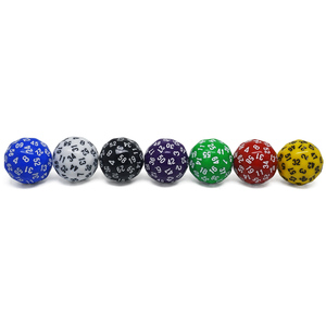 Lot de <span class=keywords><strong>dés</strong></span> <span class=keywords><strong>à</strong></span> 60 <span class=keywords><strong>faces</strong></span> (D60) en acrylique de 37 mm, grands <span class=keywords><strong>dés</strong></span> polyédriques pour RPG, DND et jeux de société |   Fournisseur en gros - Product Image 3
