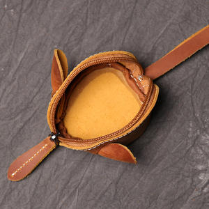 กระเป๋าใส่เหรียญหนังวัวแท้สำหรับเด็ก ลายการ์ตูนหนู  กระเป๋าใส่กุญแจอเนกประสงค์  กระเป๋าเก็บของแบบพกพา - Product Image 5