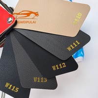 Tela de Cuero Artificial de PVC Impermeable y Resistente a las Manchas, Color Personalizado para Interiores de Automóviles, Tablero, Tapicería de Sofás, Decoración