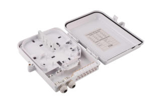 กล่องกระจายไฟเบอร์ออปติก 16 พอร์ต FQX-005 สีขาว กันน้ำ IP65 สำหรับภายนอกอาคาร ABS FTTH - Product Image 1