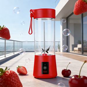 Licuadora Portátil Recargable por USB de 2000mAh, 400ml, Libre de BPA, Resistente, Trituradora de Hielo, para Smoothies, Bajo Ruido, a Prueba de Fugas, Turbo - Product Image 5