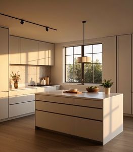 Nuevo Diseño de Cocina Moderna, Gabinete de Cocina Moderno de Madera Maciza - Product Image 6