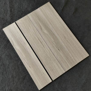 Azulejos interiores antideslizantes modernos FOSHAN cuerpo completo gris claro 20X100cm simulación de tablones de cerámica de porcelana de <span class=keywords><strong>madera</strong></span> rectificada - Product Image 2