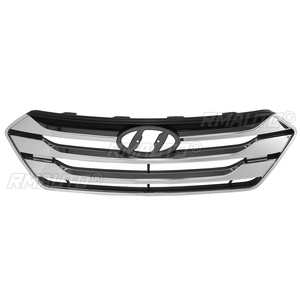 Grille de radiateur avant de haute qualité pour Hyundai Santa Fe Sport 2013-2016, remplacement de la grille centrale supérieure avant - Product Image 1