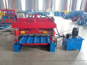 Huishoudelijke Automatische Kleur Staal Geglazuurde Tegel Metalen Kleur Staalplaat Productie 0.3-0.8Mm Dakplaat Rolvormmachine - Product Image 5