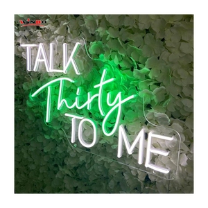 Winbo Dropshipping Custom Led luce insegna al Neon camera decorazione per la casa Design gratuito parlare trenta a <span class=keywords><strong>Me</strong></span> segno al Neon logo personalizzato segno LED - Product Image 5