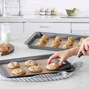 Tapis de cuisson en silicone de qualité alimentaire, antiadhésifs, pour four, feuilles de cuisson en silicone, tapis de cuisson - Product Image 2