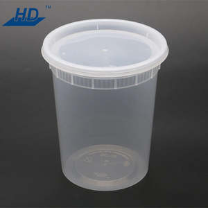 8Oz 12Oz 16Oz 24Oz 32Oz Clear Round Disposable <strong>Plastic</strong> Pp Injection Hot Soup <strong>Container</strong> Deli Cup With Lid - Product Image 4