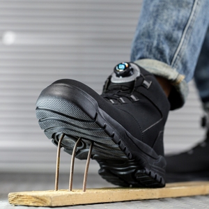 Промышленные и строительные защитные ботинки с защитой от проколов, дышащие, легкие, неразрушимые, рабочие ботинки - Product Image 2