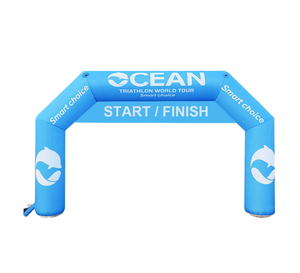 Arcos Inflables <span class=keywords><strong>Azules</strong></span> con el Logotipo para Decoración de Competiciones Deportivas - Product Image 1