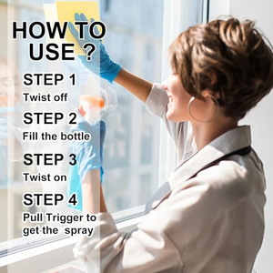 Botella de Spray Continuo de Agua con Pulverización Fina de Plástico Vacía para Uso en Salón de Belleza y Barbería - Product Image 5