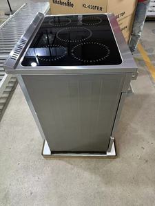 5 Burner Electric Convection <b>Stove</b> Cooktop Oven Integrated Freestanding Range with Stainless Steel 120L Capacity Commercial Use - Product Image 5