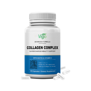 <span class=keywords><strong>Vigo</strong></span> Cápsulas blanqueadoras de colágeno múltiple Mezcla hidrolizada con biotina Vitamina C para la piel del cabello - Product Image 1