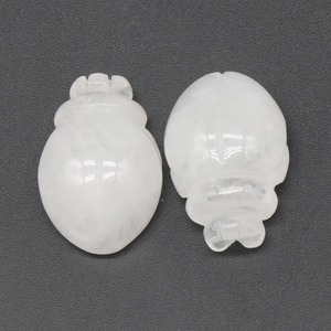 Figuritas de piedras preciosas Lady Beetle, estatua de Animal de cristal, piedra tallada a mano Natural, figurita de Animal Feng Shui para decoración del hogar - Product Image 6