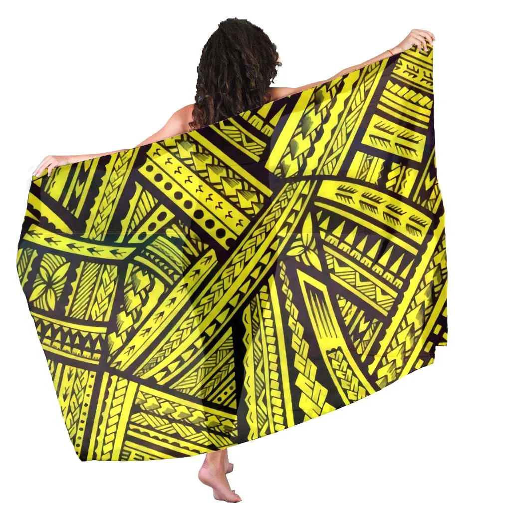 Robe de plage, taille unique, Cover-Up, paréo pour femmes, vêtements de plage, impression Tribal nigériane, Lavalava, Sarong, pour dames, tendance