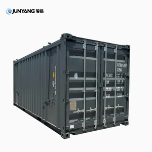 ตู้คอนเทนเนอร์แบบเปิดด้านบนขนาด 20 ฟุต 20GP พร้อมฝาครอบเหล็กแข็งแบบถอดได้ ได้รับการรับรอง BV GL ABS CCS ผลิตจากเหล็กคอร์เทน - Product Image 1