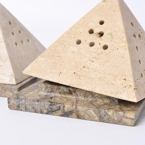 Handcrafted Eco-friendly Marble Pyramid <b>Incense</b> Burner Base | Backflow <b>Incense</b> <b>Cone</b> Holder for Aromatherapy Meditation Yoga Home - Product Image 5
