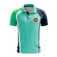 Colorant de haute qualité sublimé Logo personnalisé Sport Golf Combinaison de couleurs Design Polo T Shirt uniforme pour les hommes