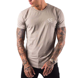 บริษัทผลิตเสื้อผ้าตามสั่ง เสื้อยืดคอกลมแขนยาวพิมพ์ลายดิจิทัลสำหรับผู้ชาย ผ้าฝ้าย 100% ผ้าซาตินเนื้อเรียบ สวมใส่สบาย - Product Image 1