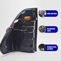 Feux arrière à LED modifiés en usine pour Toyota Hilux REVO ROCCO 2016 2017 2018 2019 2020 2021 2022 2023