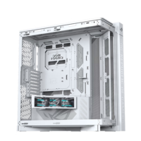 Casing ROG Cronox EATX Full Tower Panoramic dengan Layar LCD 9,2 inci, Mendukung GPU Panjang 400mm, USB 3.2 Gen 2x2 Tipe-C di Depan, 4x USB 3.2 Gen 1
